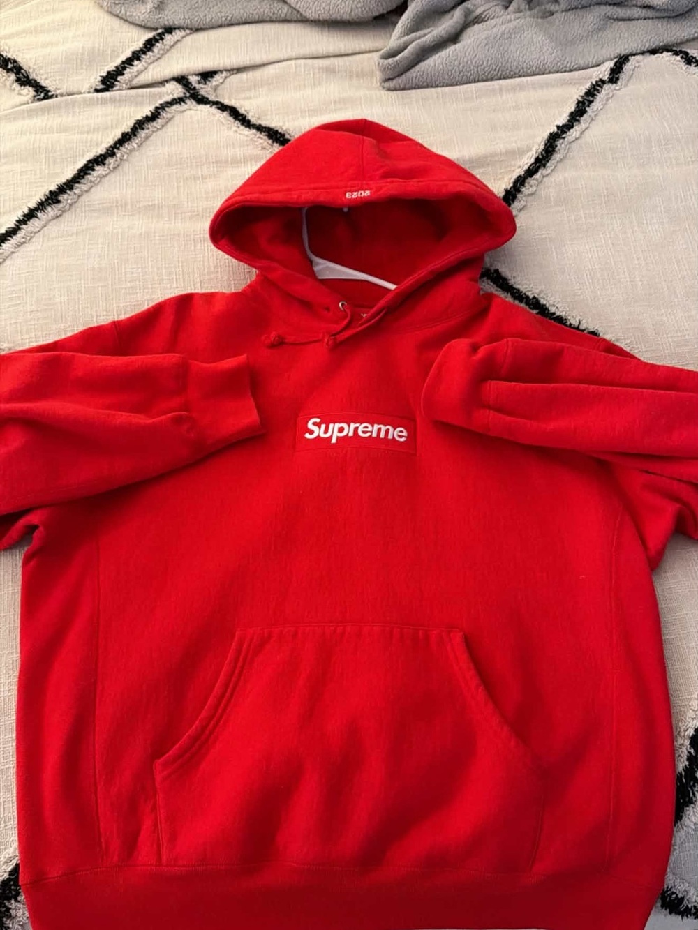 Supreme Red Box Logo Hoodie